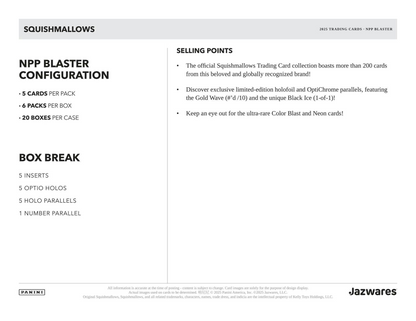 2025 Panini Squishmallows SERIES 2 Blaster Box