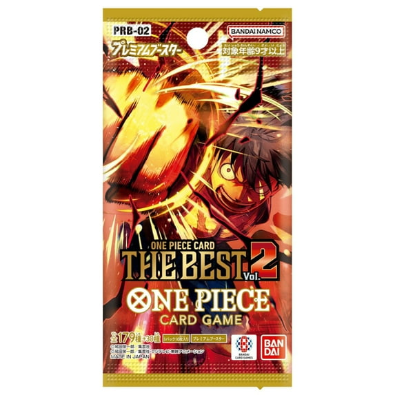 One Piece Card Game: One Piece Card The Best Vol. 2 Japanese Booster Box (PRB-02)