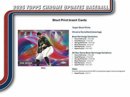 2025 Topps Chrome Updates Baseball Factory Sealed Value Box