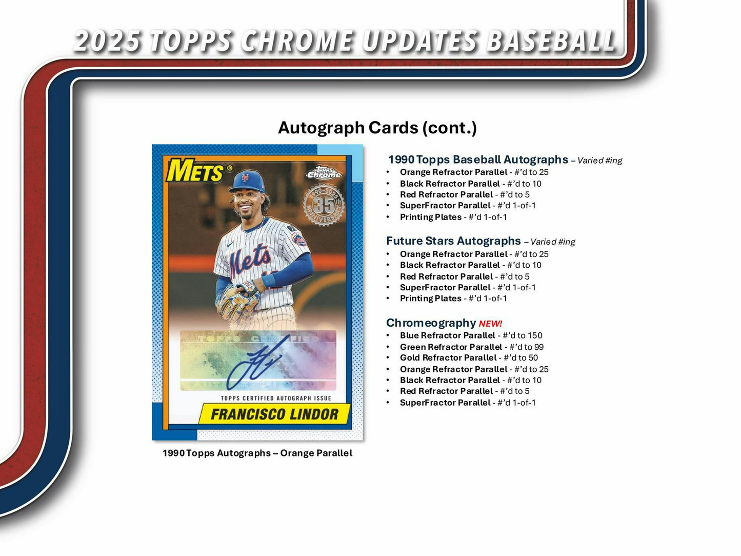 2025 Topps Chrome Updates Baseball Factory Sealed Value Box