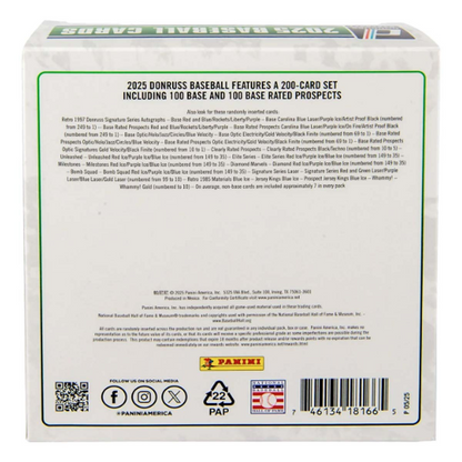 2025 Panini Donruss Baseball Mega Box