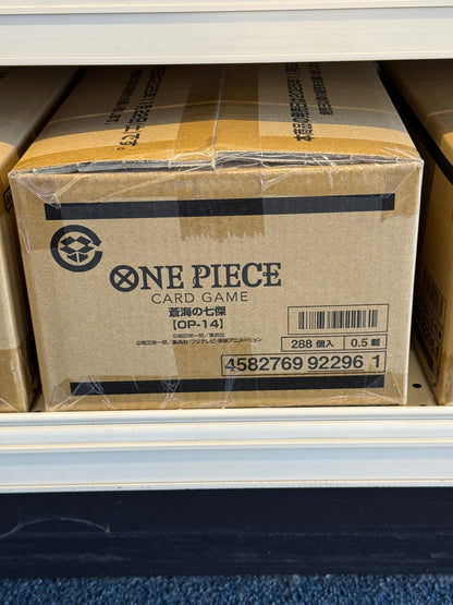 One Piece Card Game: The Azure Sea's Seven Japanese Booster Box (OP-14)