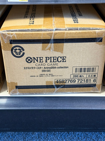 One Piece Card Game: Anime 25th Collection Japanese Extra Booster Box (EB-02)