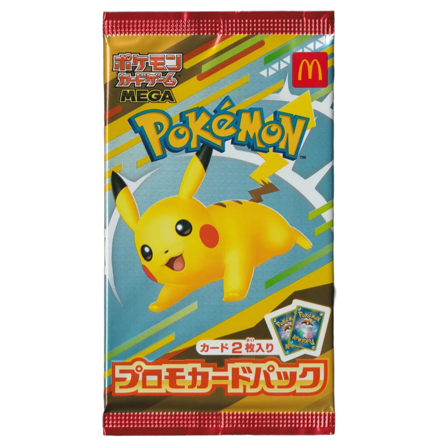 McDonald's Japan Promo Card Pack - Pikachu 020/M-P