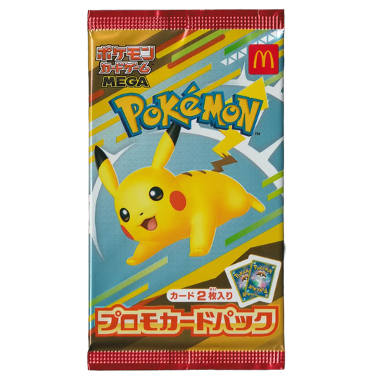 McDonald's Japan Promo Card Pack - Pikachu 020/M-P