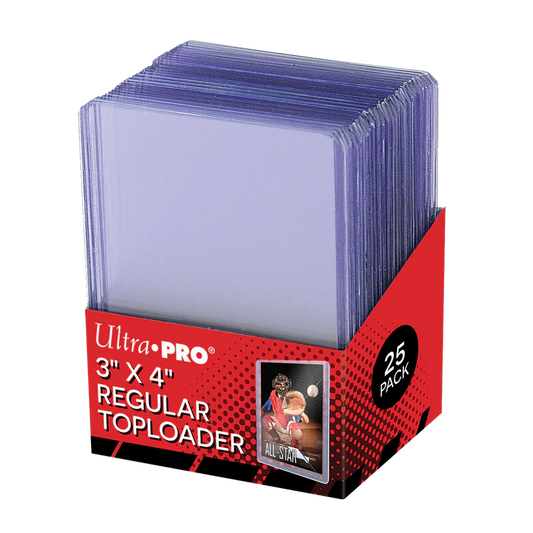 Ultra Pro 3"x4" Regular Toploader (25 Pack)