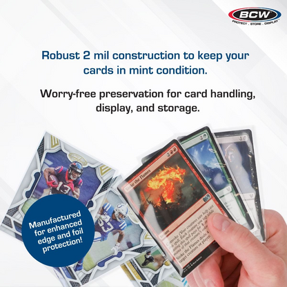 BCW Standard Card Sleeves 100-Pack