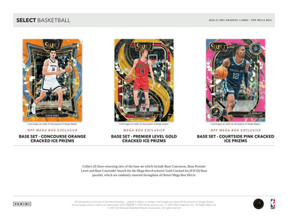 2024-25 Panini Select NBA Basketball Mega Box