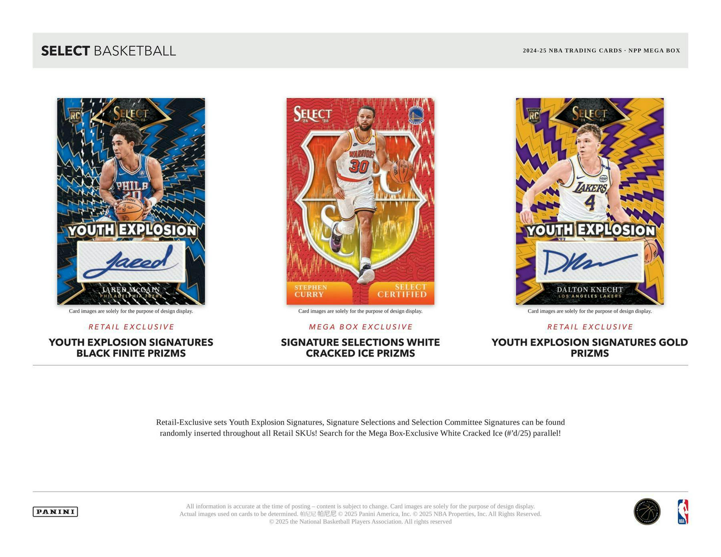 2024-25 Panini Select NBA Basketball Mega Box