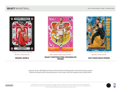 2024-25 Panini Select NBA Basketball Mega Box