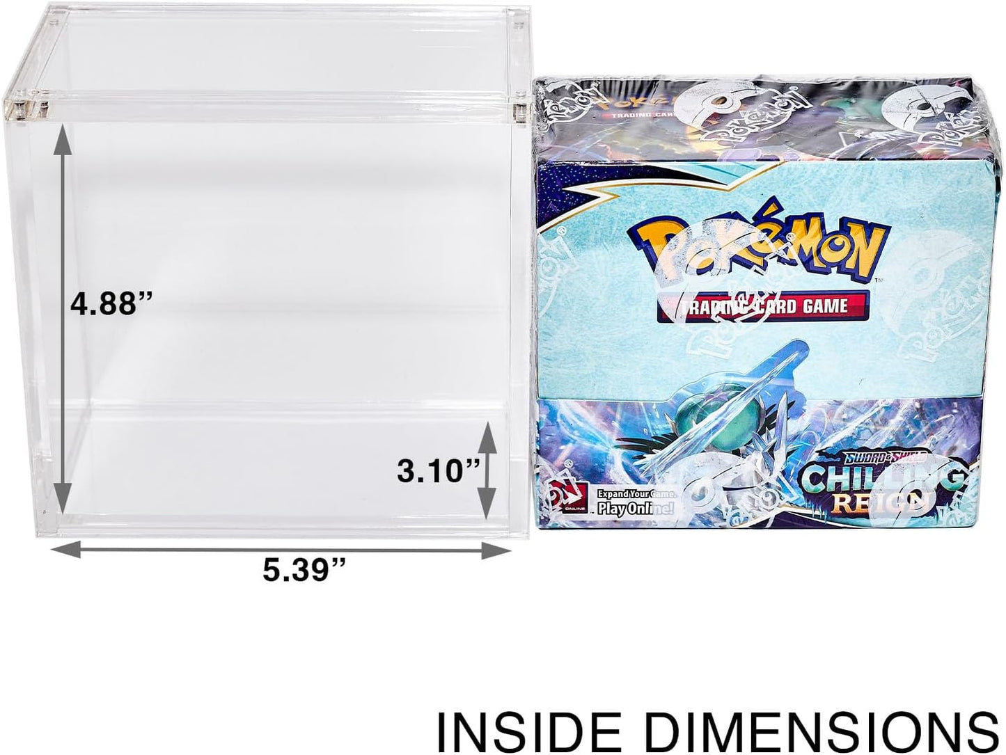 Platinum Protectors Acrylic Display Case for Pokemon Booster Box