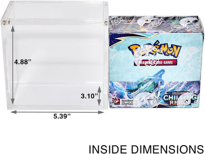Platinum Protectors Acrylic Display Case for Pokemon Booster Box